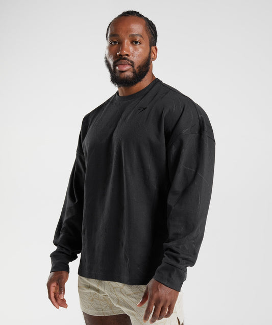 Gymshark Power Crew - Black Print