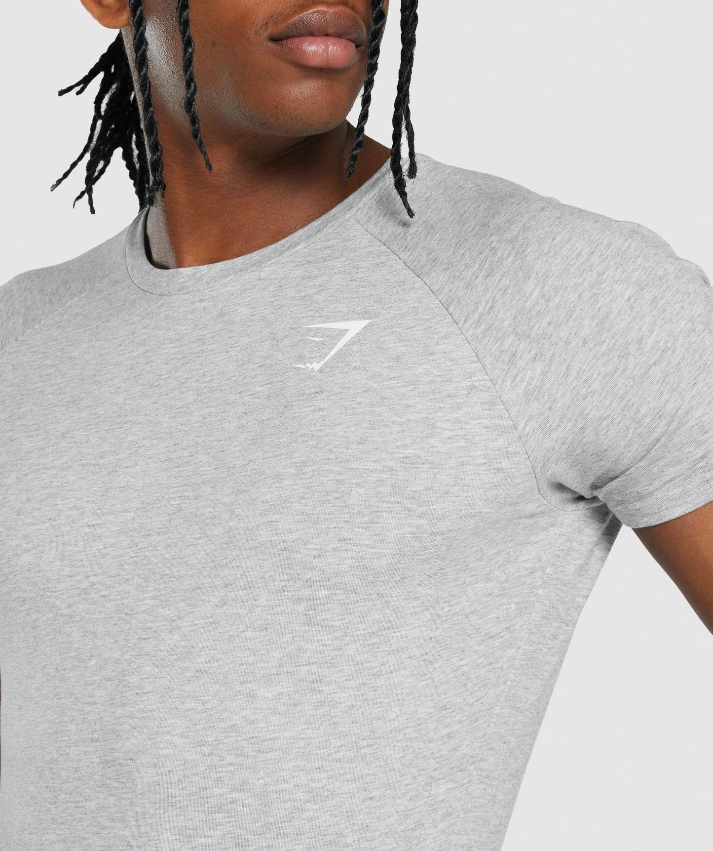 Gymshark Critical 2.0 T-Shirt - Light Grey Marl