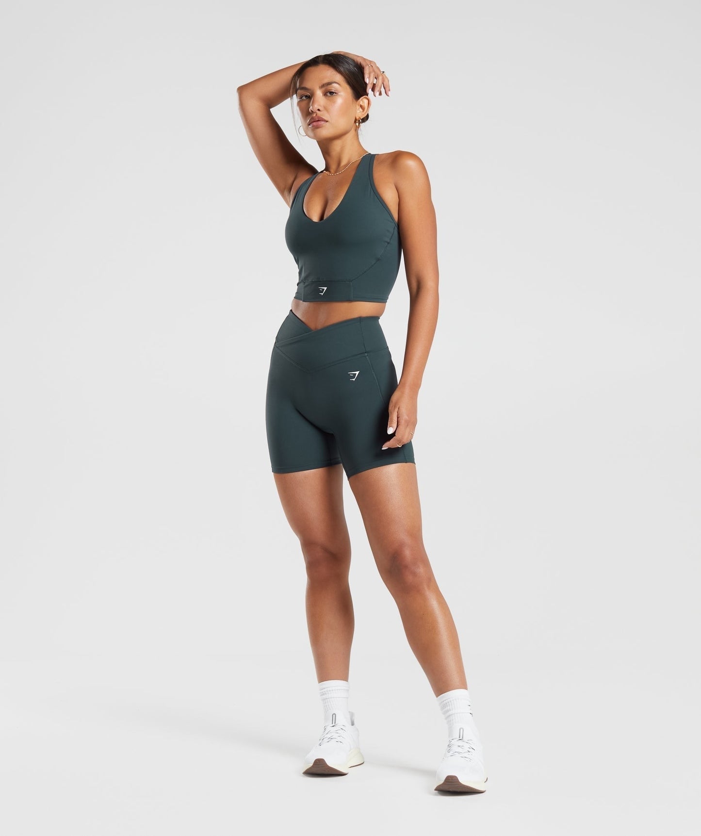 Gymshark Crossover Shorts - Darkest Teal