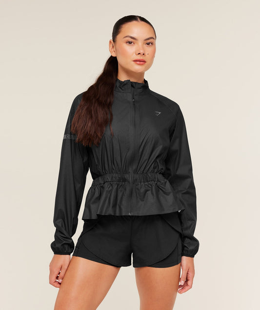 Gymshark Running Elite Windproof Jacket - Black