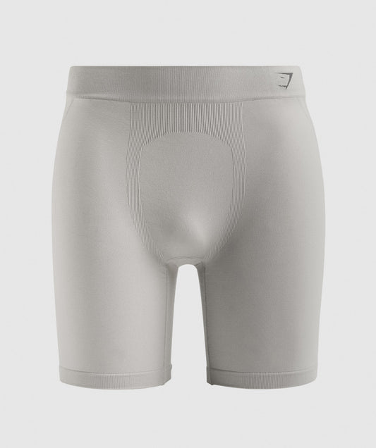 Gymshark Hybrid Boxer - Taupe Grey/Onyx Grey