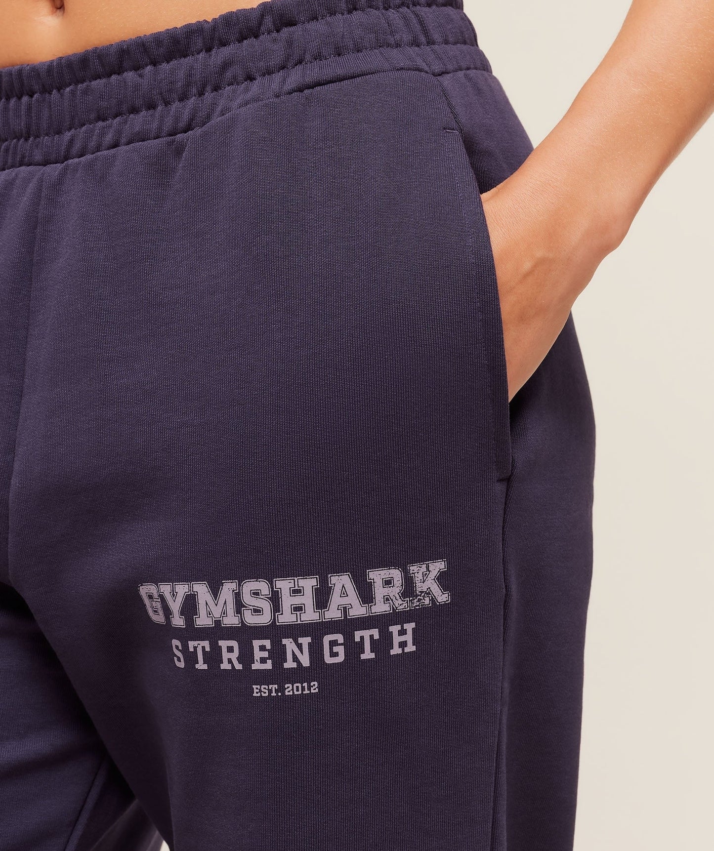 Gymshark Strength Graphic Joggers - Midnight Purple
