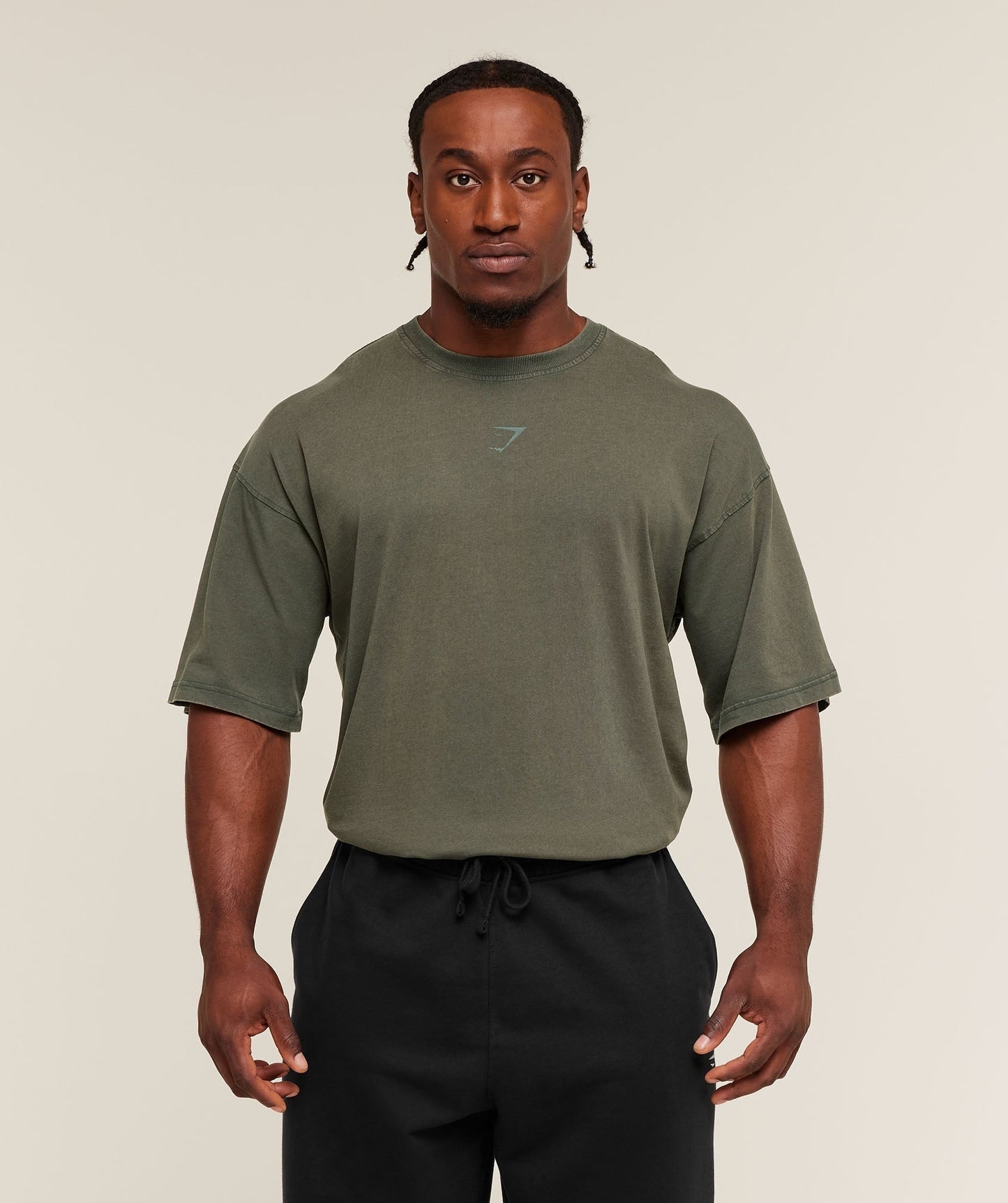 Gymshark Power Washed T-Shirt - GS Strength Green