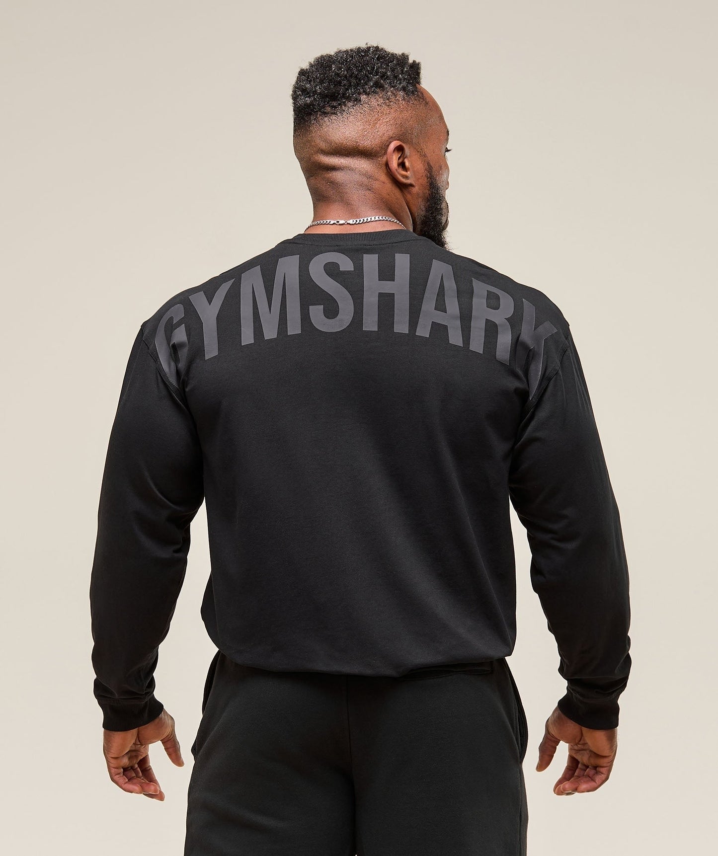 Gymshark Power Long Sleeve T-Shirt - Black