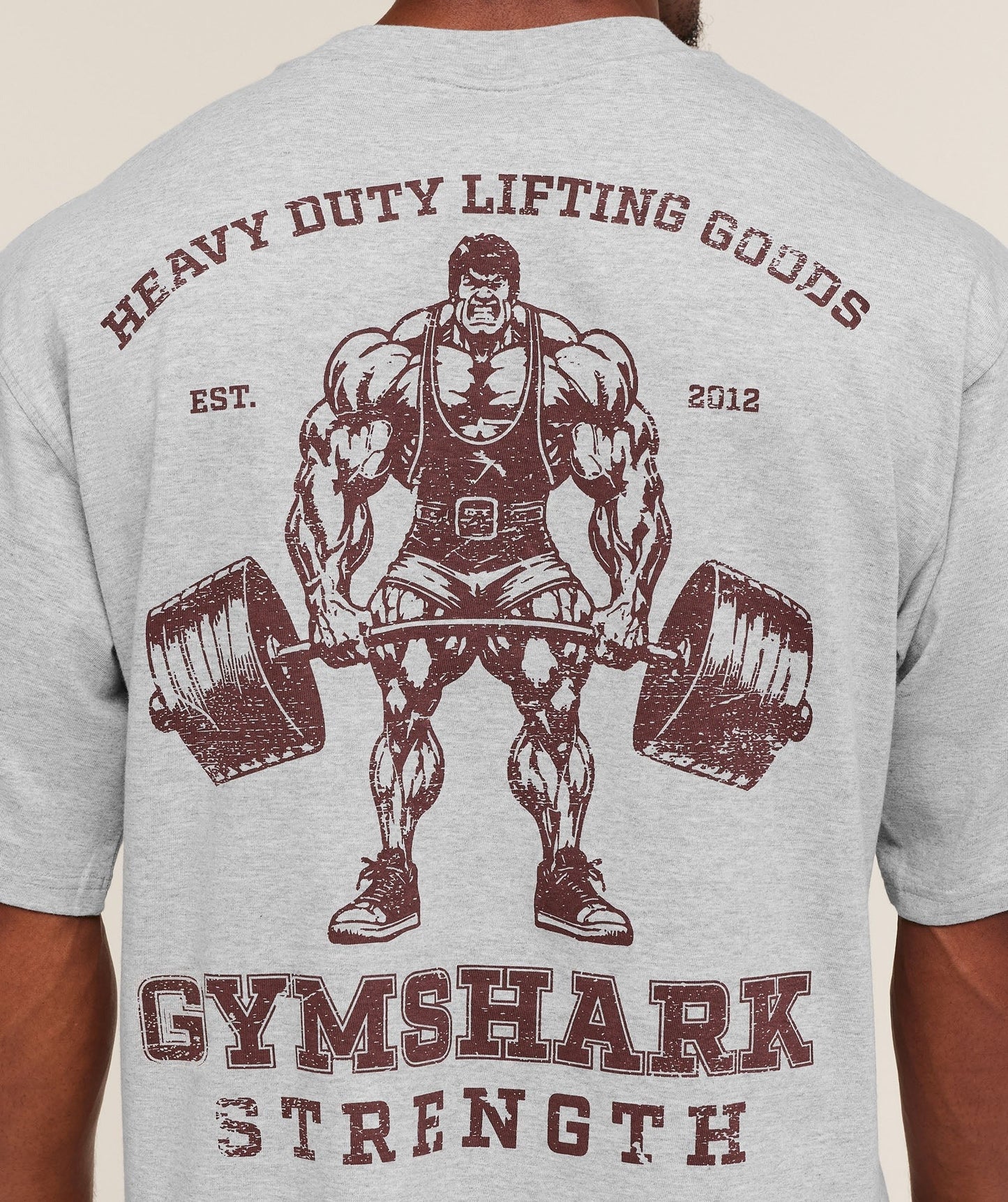 Gymshark Strength T-Shirt - Light Grey Core Marl