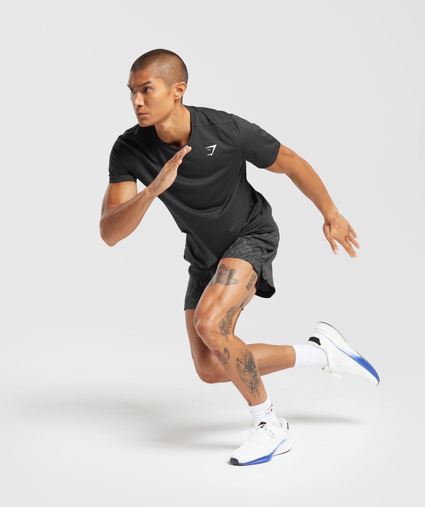 Gymshark Sport 5" 2 in 1 Shorts - Asphalt Grey/Black