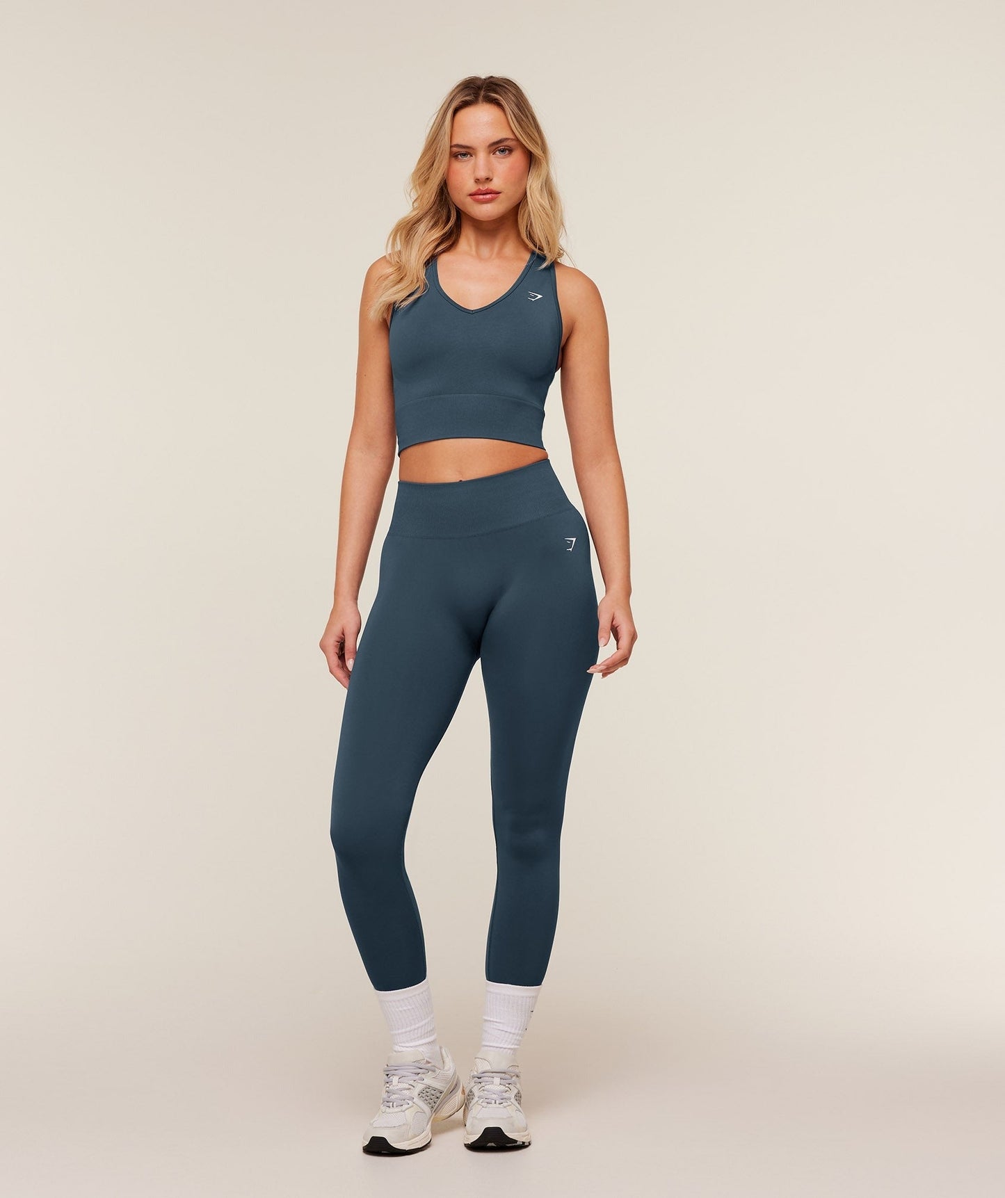 Gymshark Light Hold Leggings - GS Stealth Blue