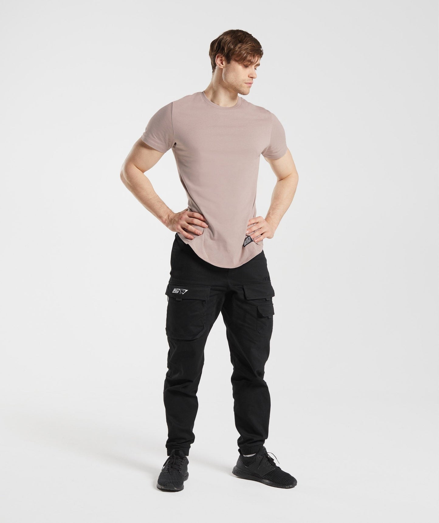 Gymshark GS x David Laid T-Shirt - Modern Blush Pink