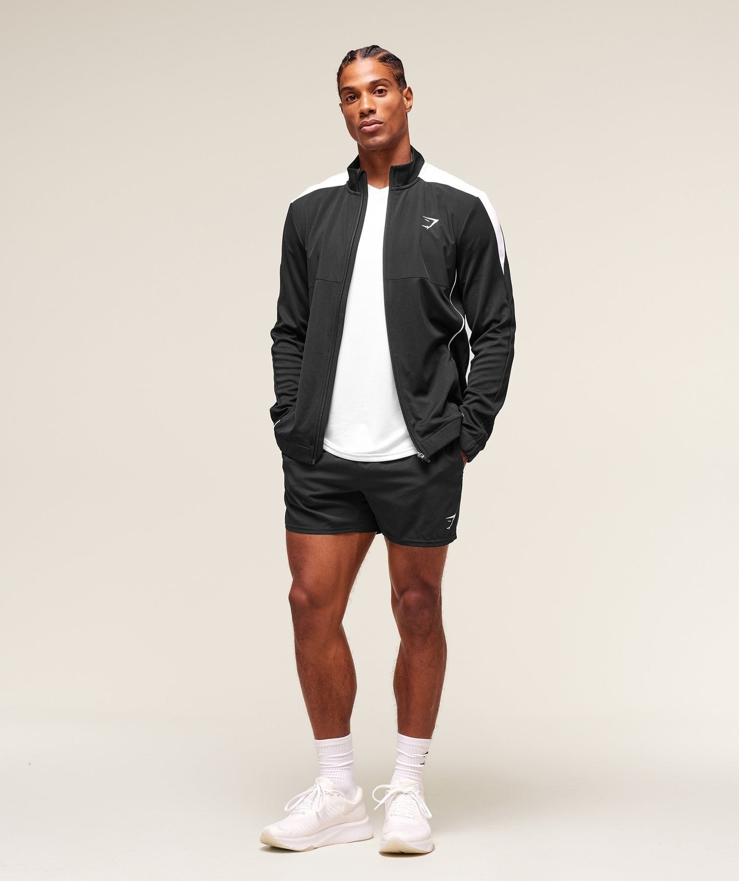 Gymshark Arrival Block Track Jacket - Black