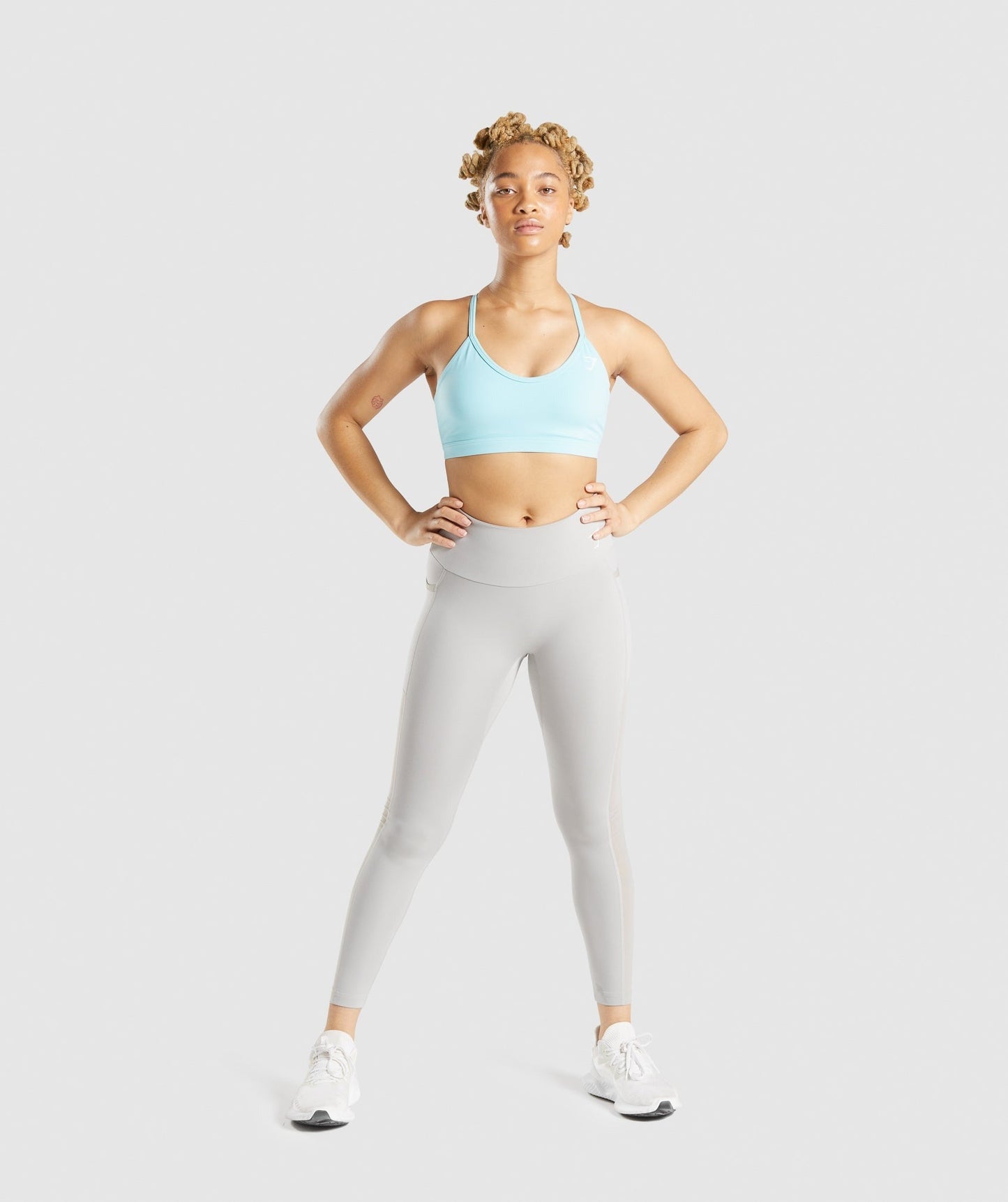 Gymshark V Neck Sports Bra - Turquoise