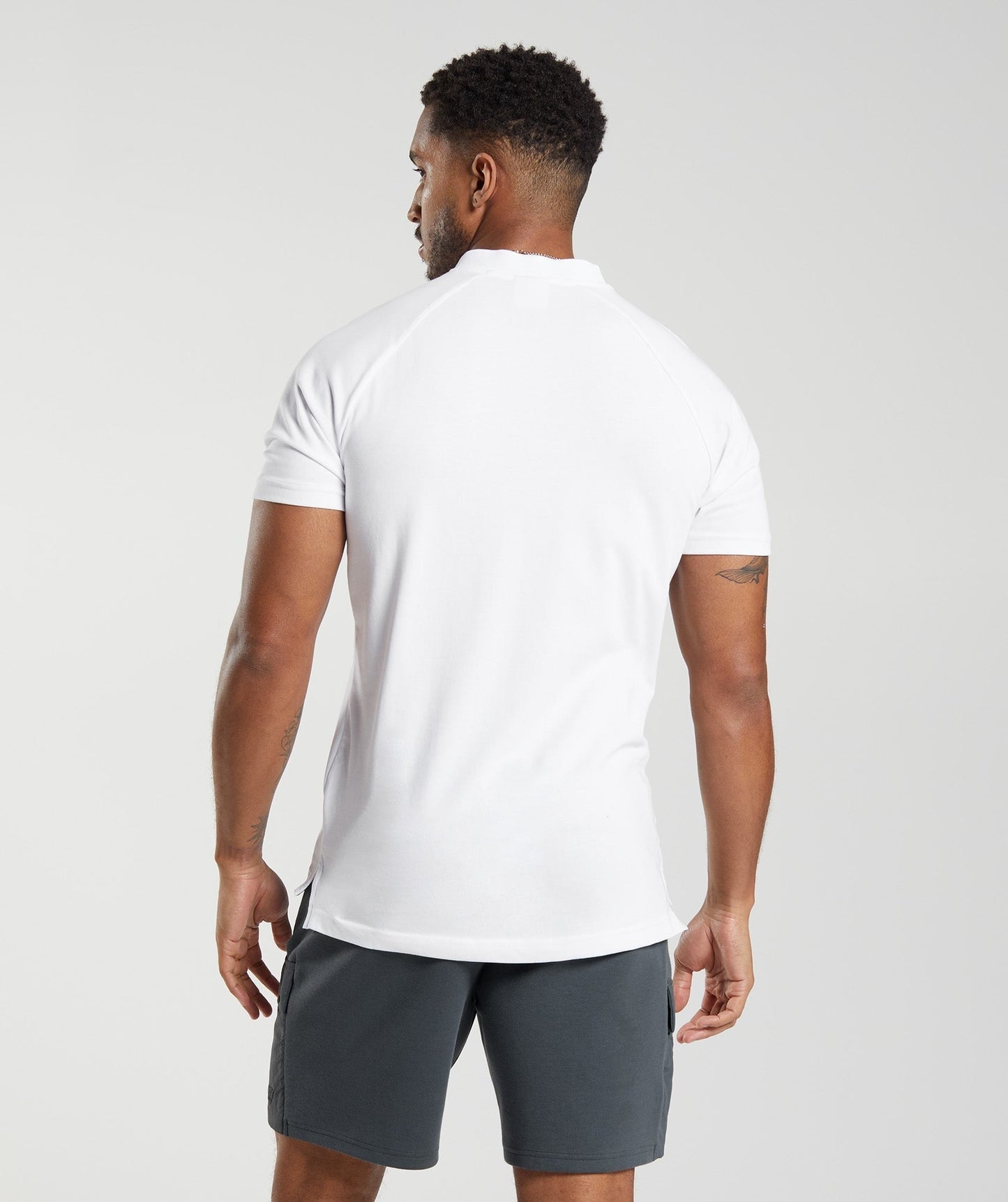 Gymshark Rest Day Commute Polo Shirt - White