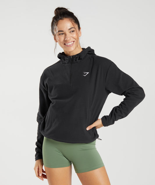 Gymshark Training Fleece 1/4 Zip - Black