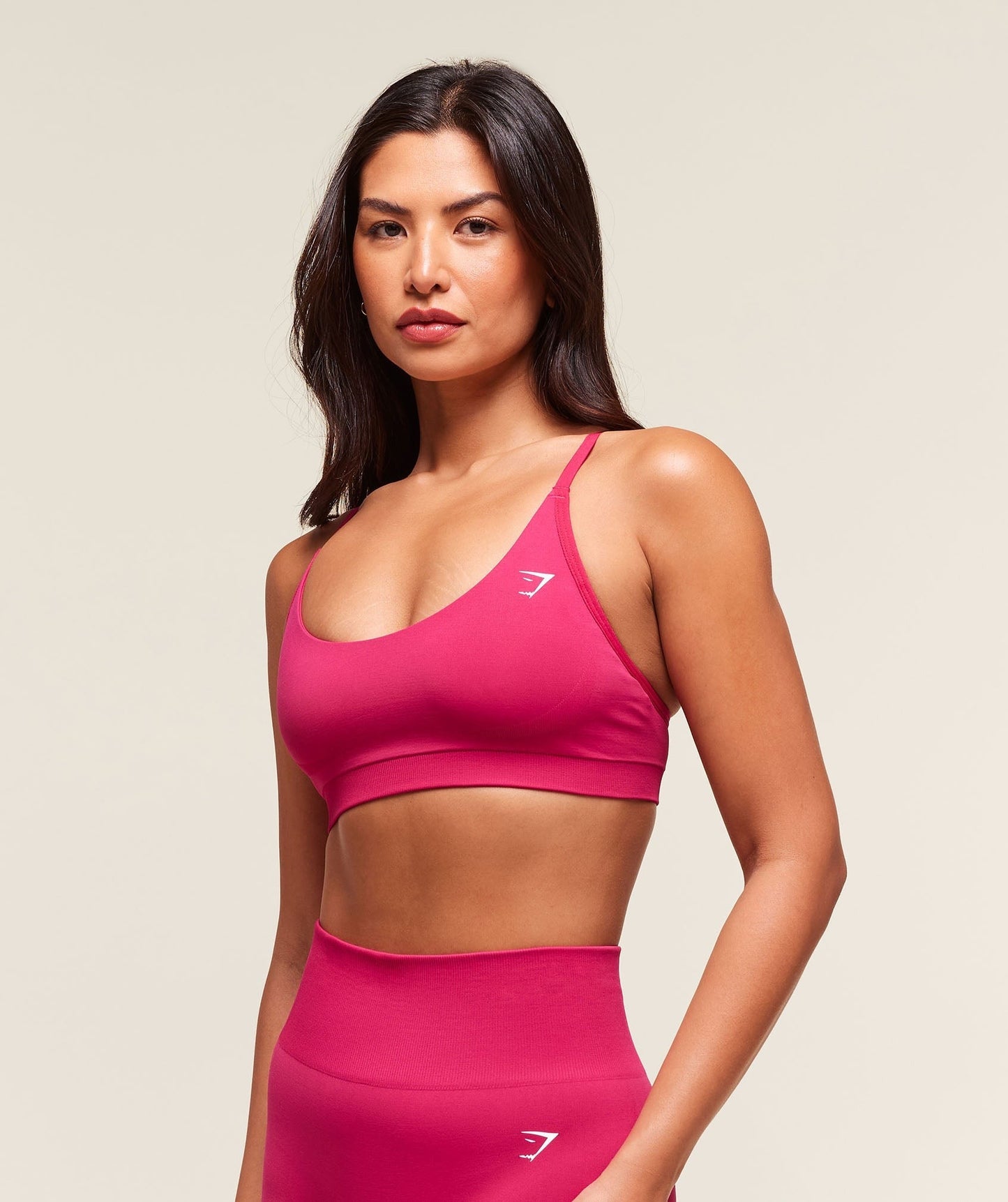 Gymshark Everyday Seamless Racerback Sports Bra - Build Pink