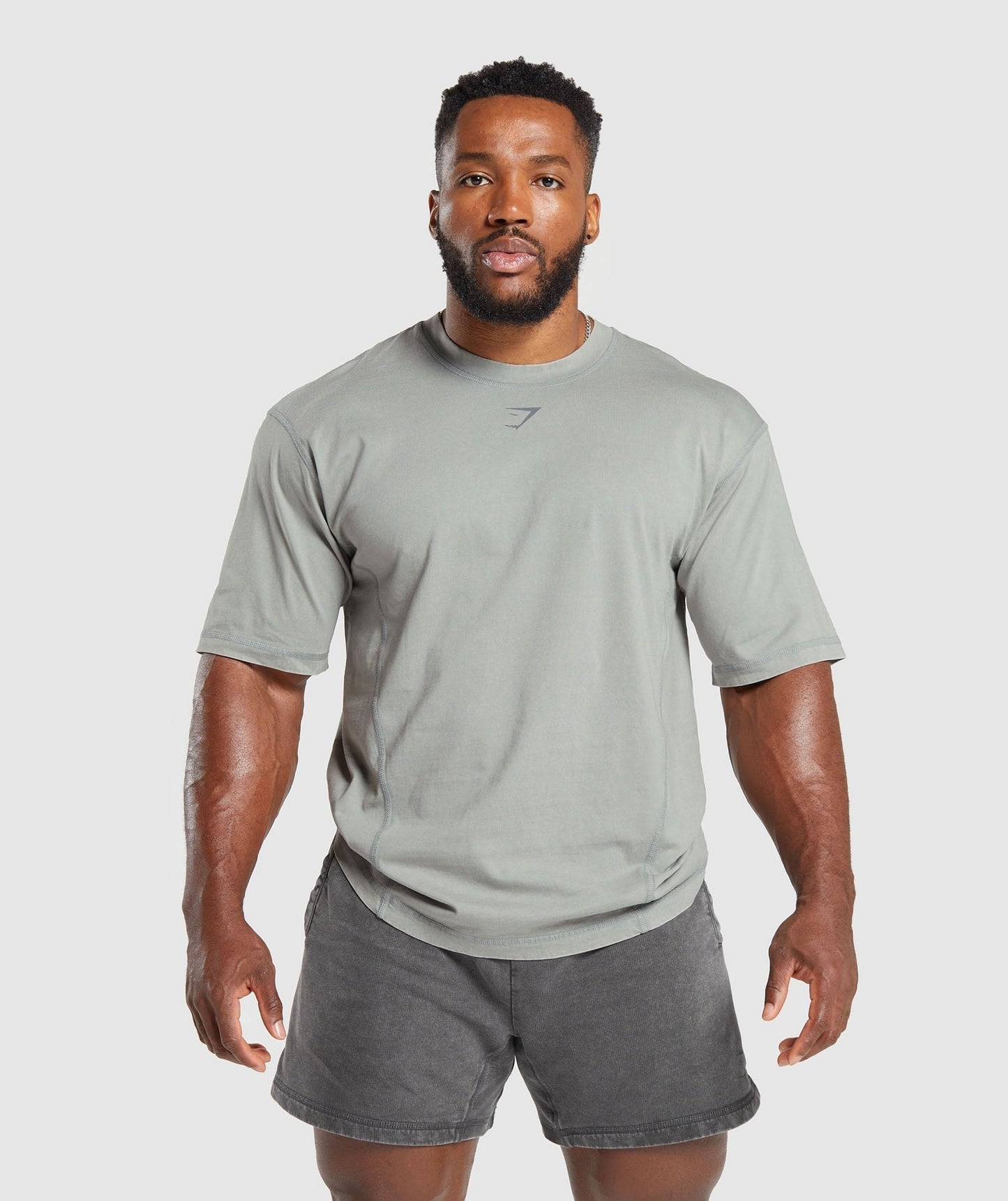 Gymshark Heritage Washed T-Shirt - Smokey Grey