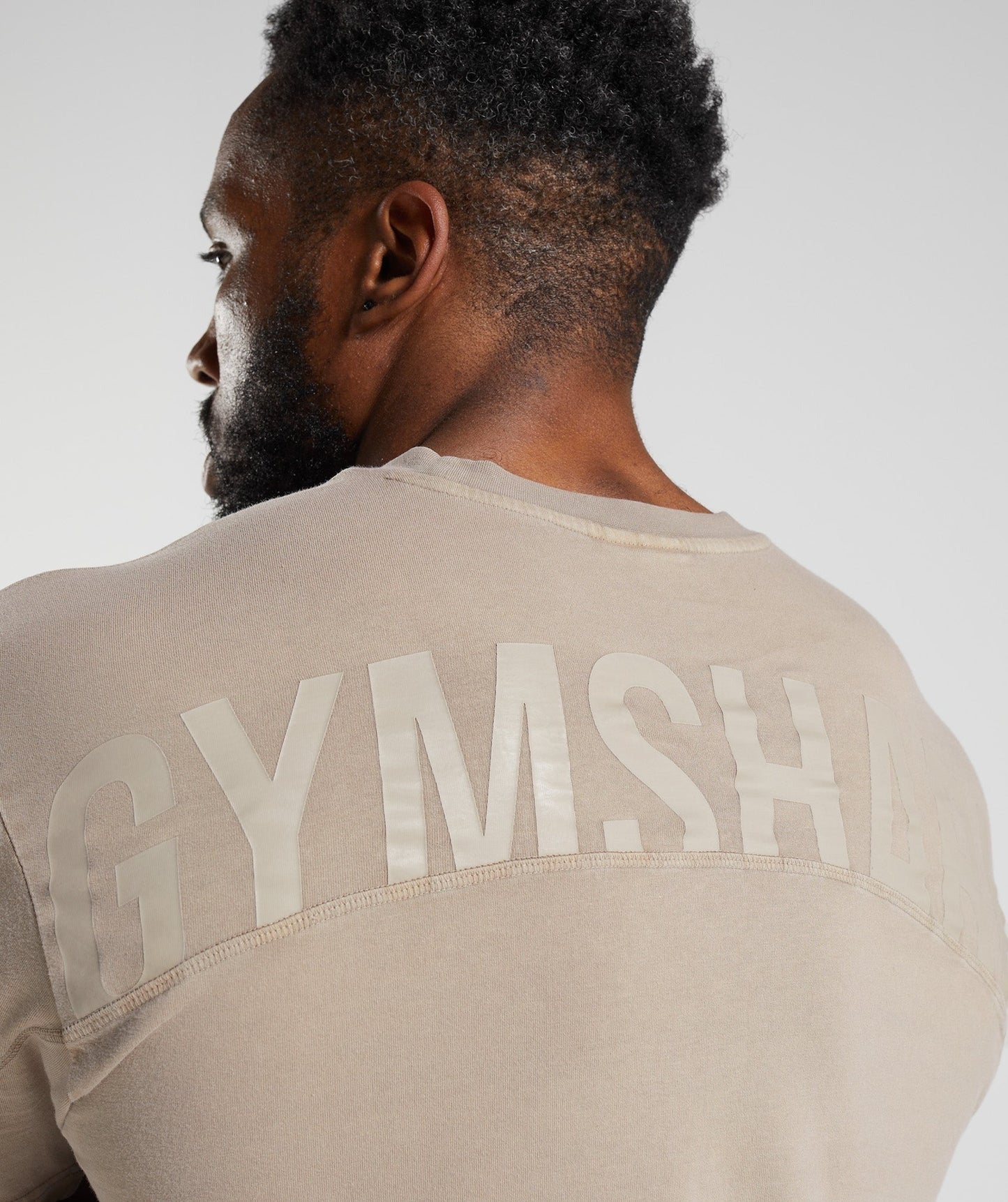 Gymshark Power Washed T-Shirt - Cement Brown