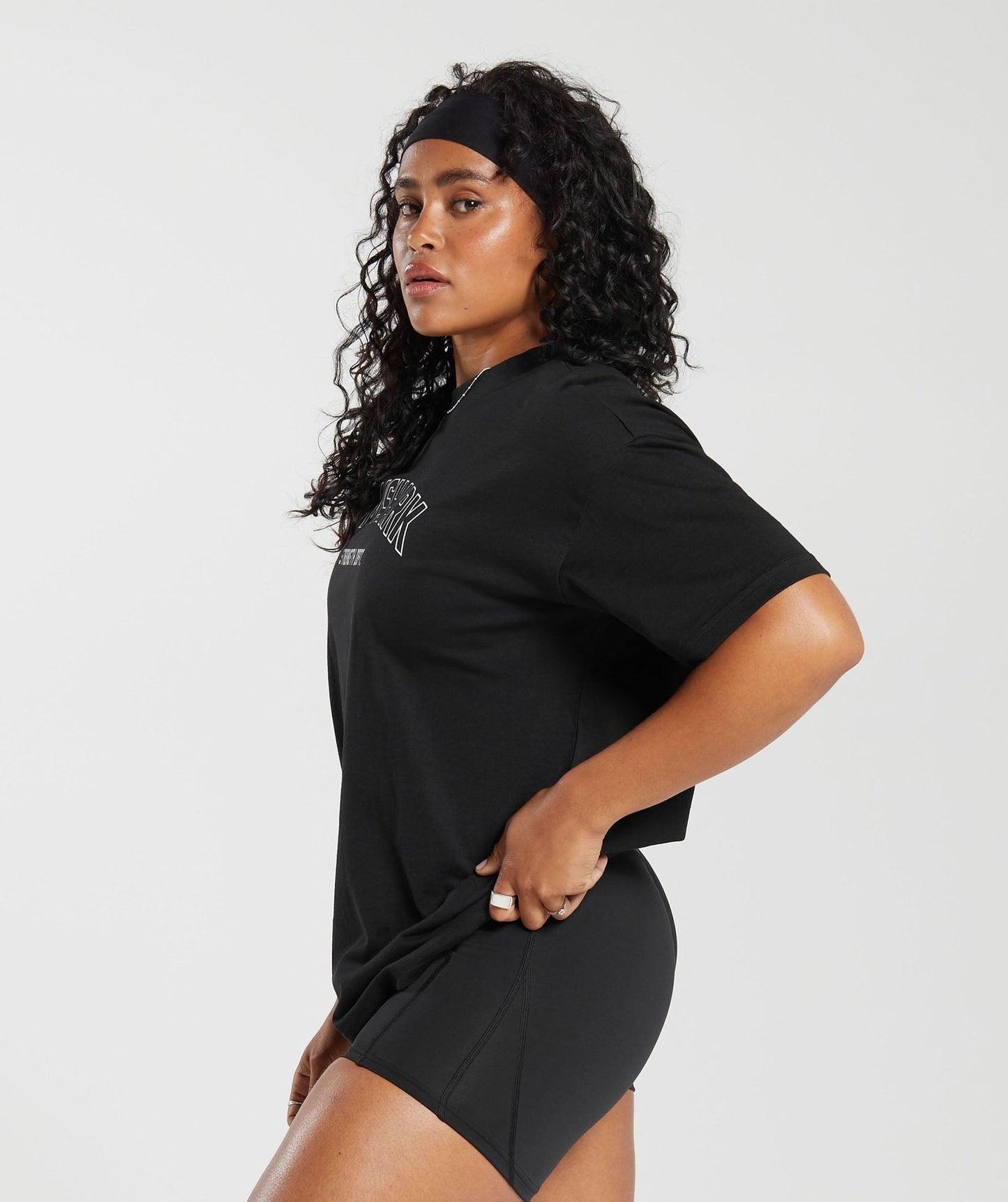 Gymshark Strength Department Oversized T-Shirt - Black