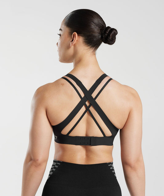 Gymshark APEX LIMIT SPORTS BRA - Black