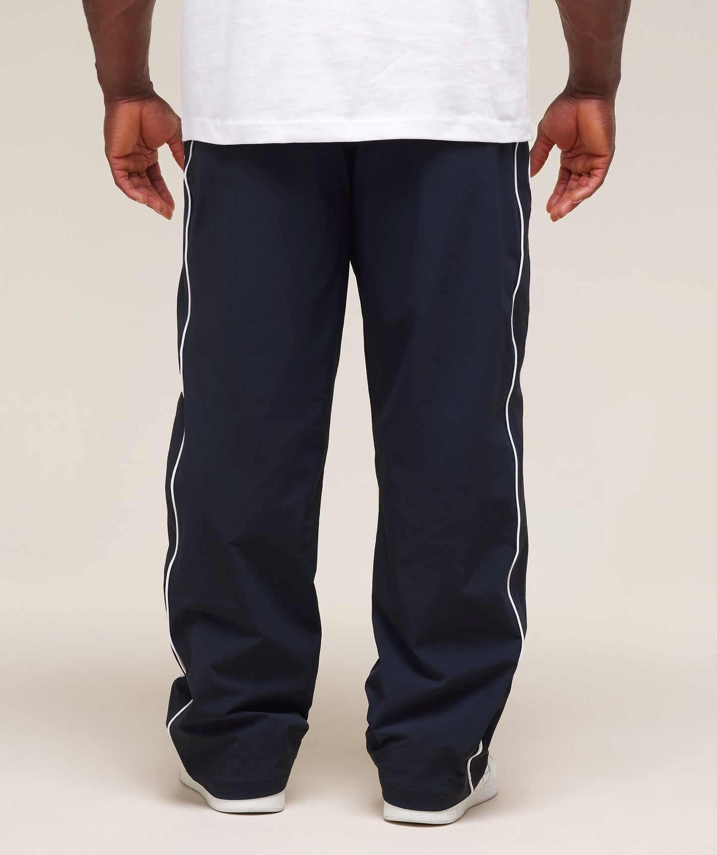 Gymshark Retro Crinkle Track Pants - Heavy Blue
