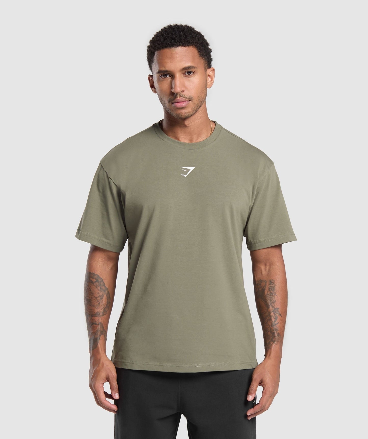 Gymshark GS66 Graphic Oversized T-Shirt - Base Green