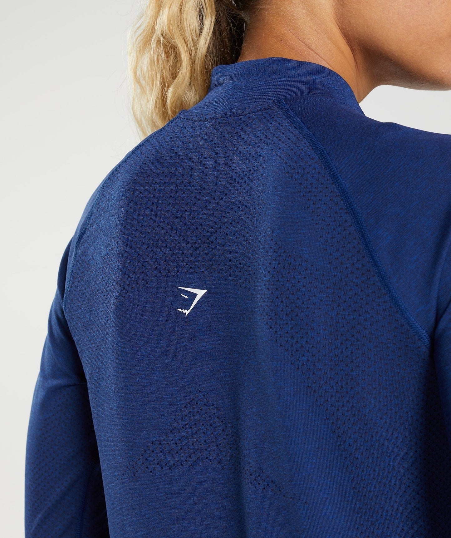 Gymshark Vital 1/2 Zip - Stellar Blue Marl