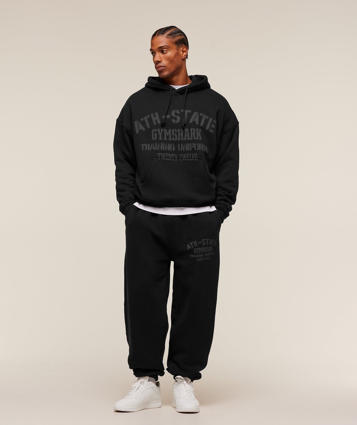 Gymshark Collegiate Hoodie - Black