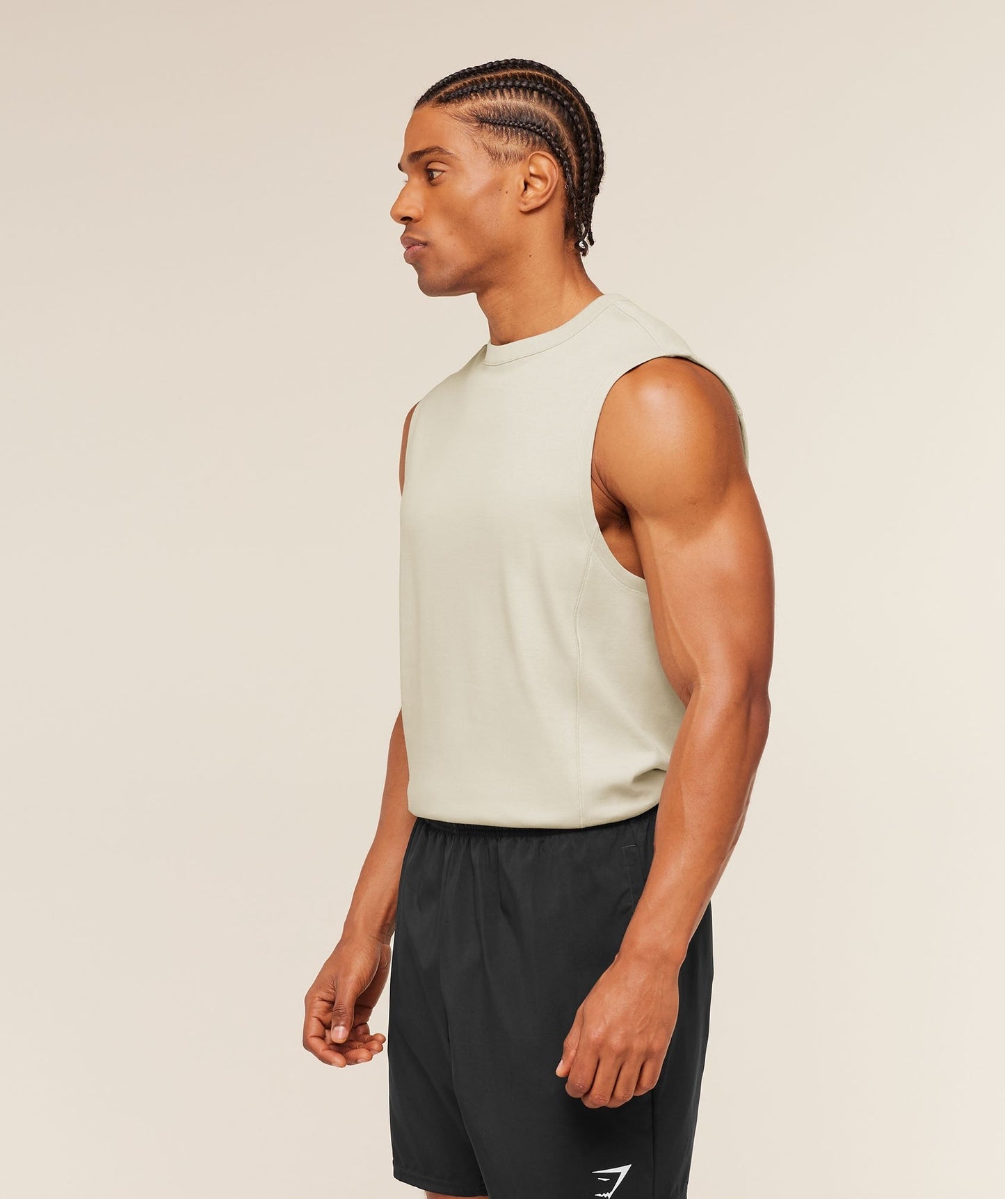 Gymshark Off Duty Tank - Pebble Grey