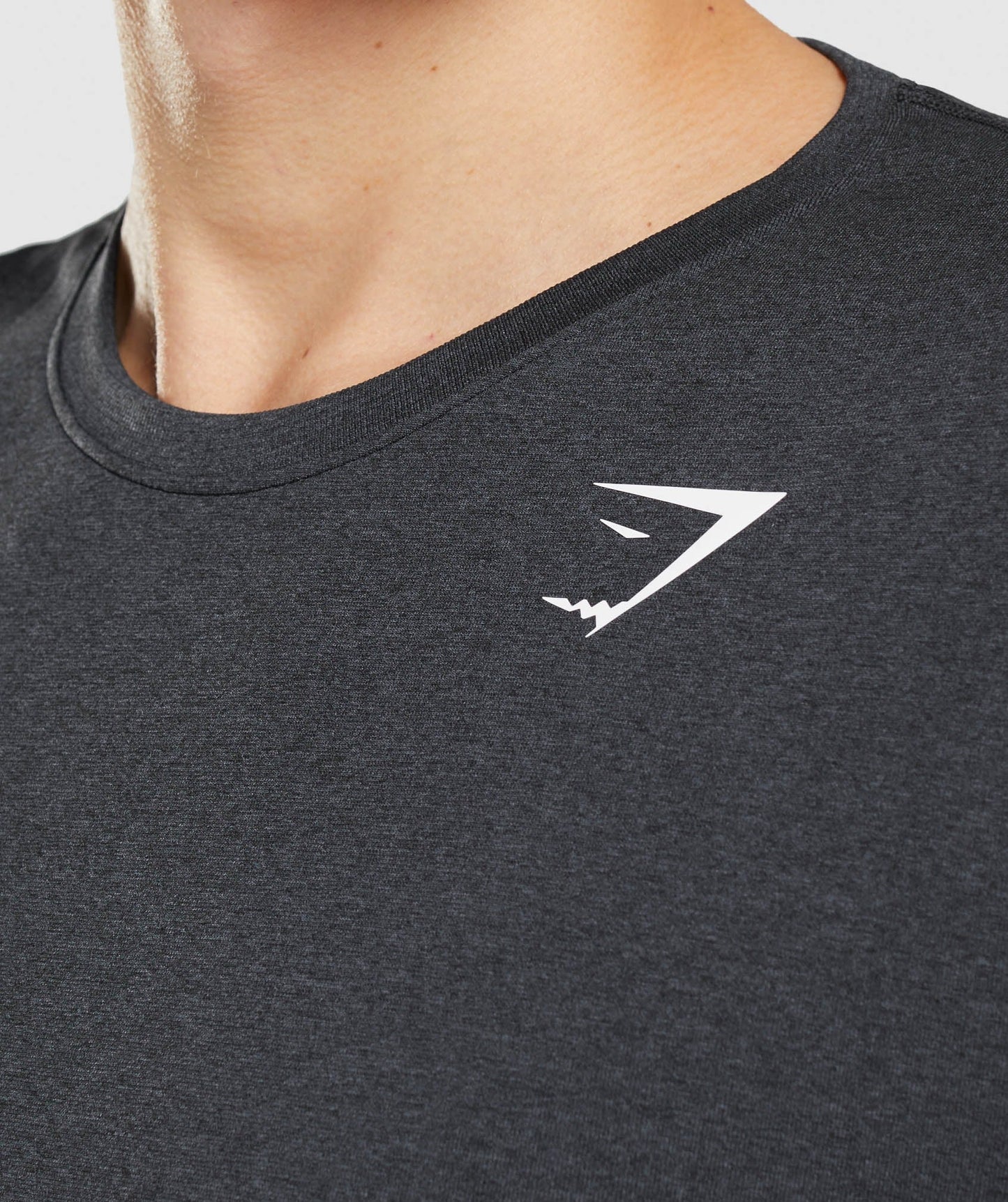Gymshark Arrival Seamless Long Sleeve T-Shirt - Black Marl