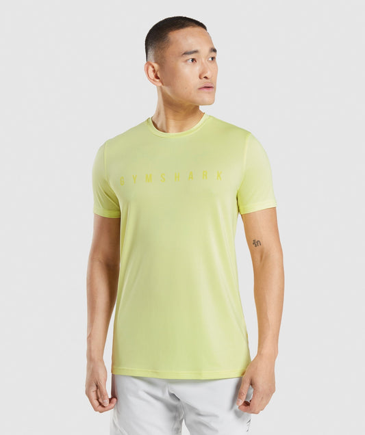 Gymshark Sport Stripe T-Shirt - Firefly Green