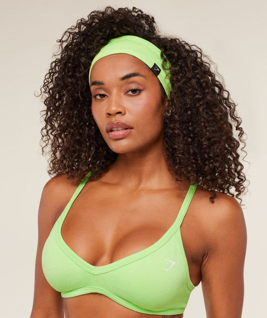 Gymshark Adapt Seamless Headband - GS Energy Gelato Green/GS Sorbet Yellow