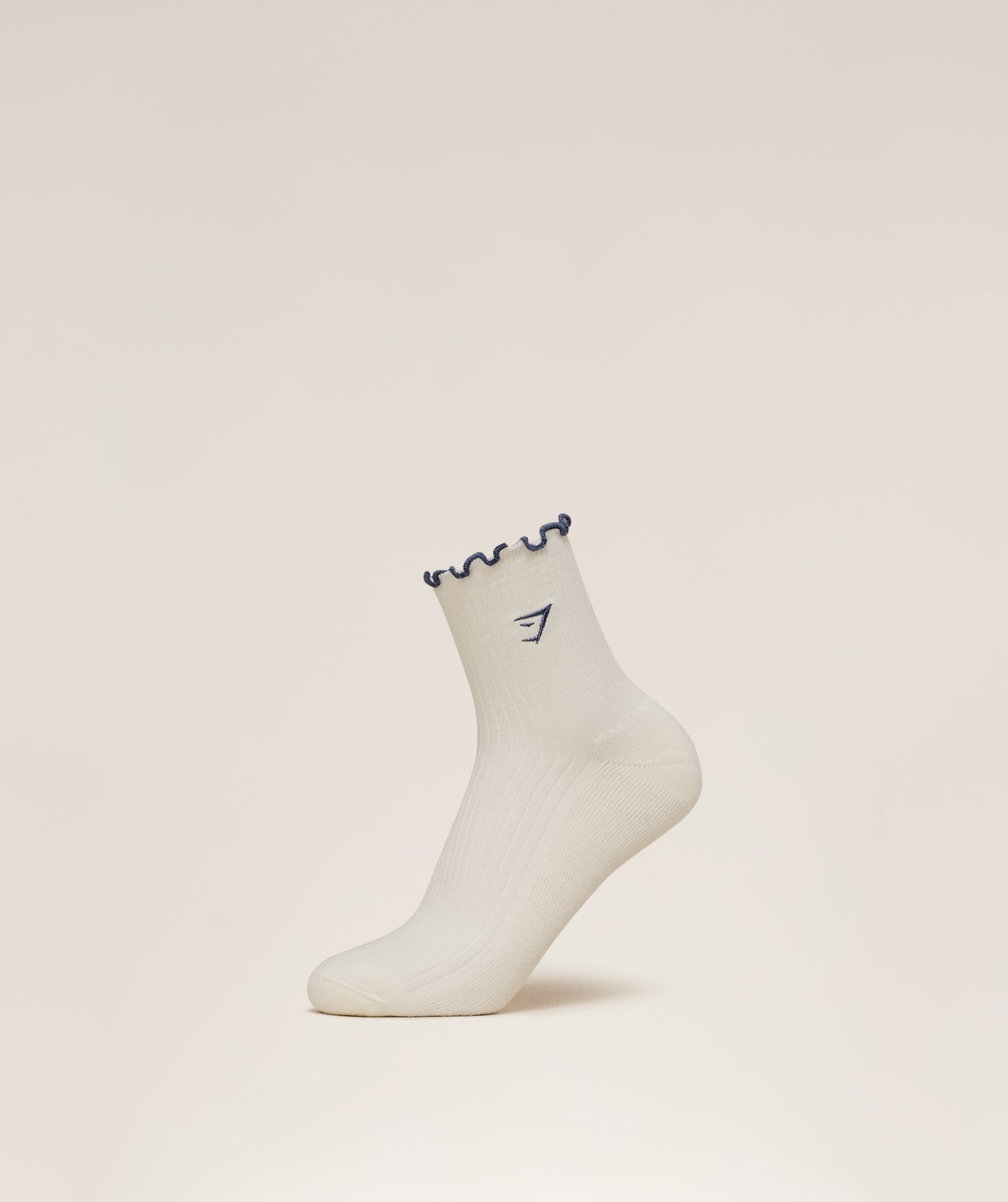 Gymshark Midi Frill Socks 3pk - Bench Blue/Worn Blue/Compound Blue