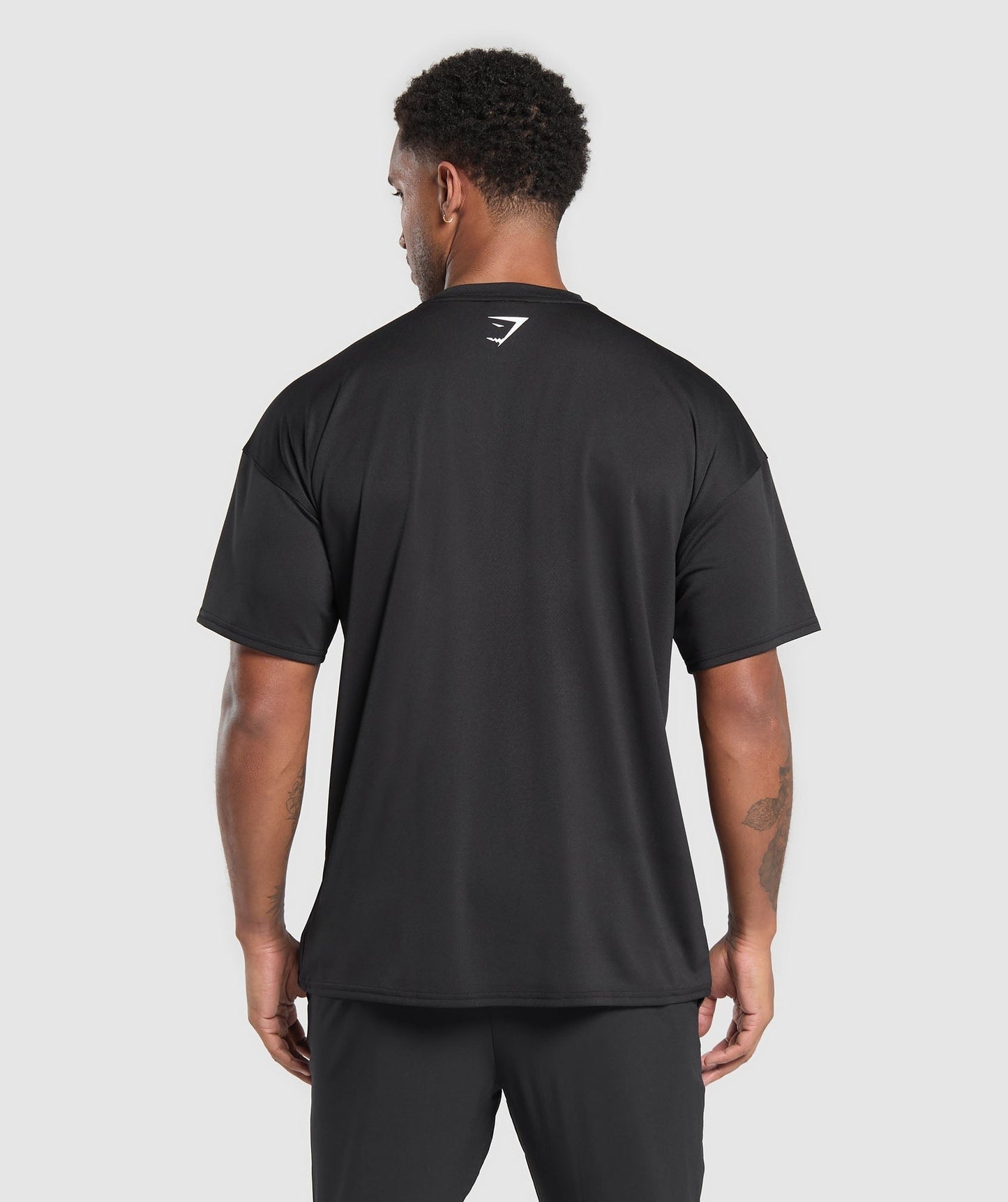 Gymshark Script Graphic T-Shirt - Black