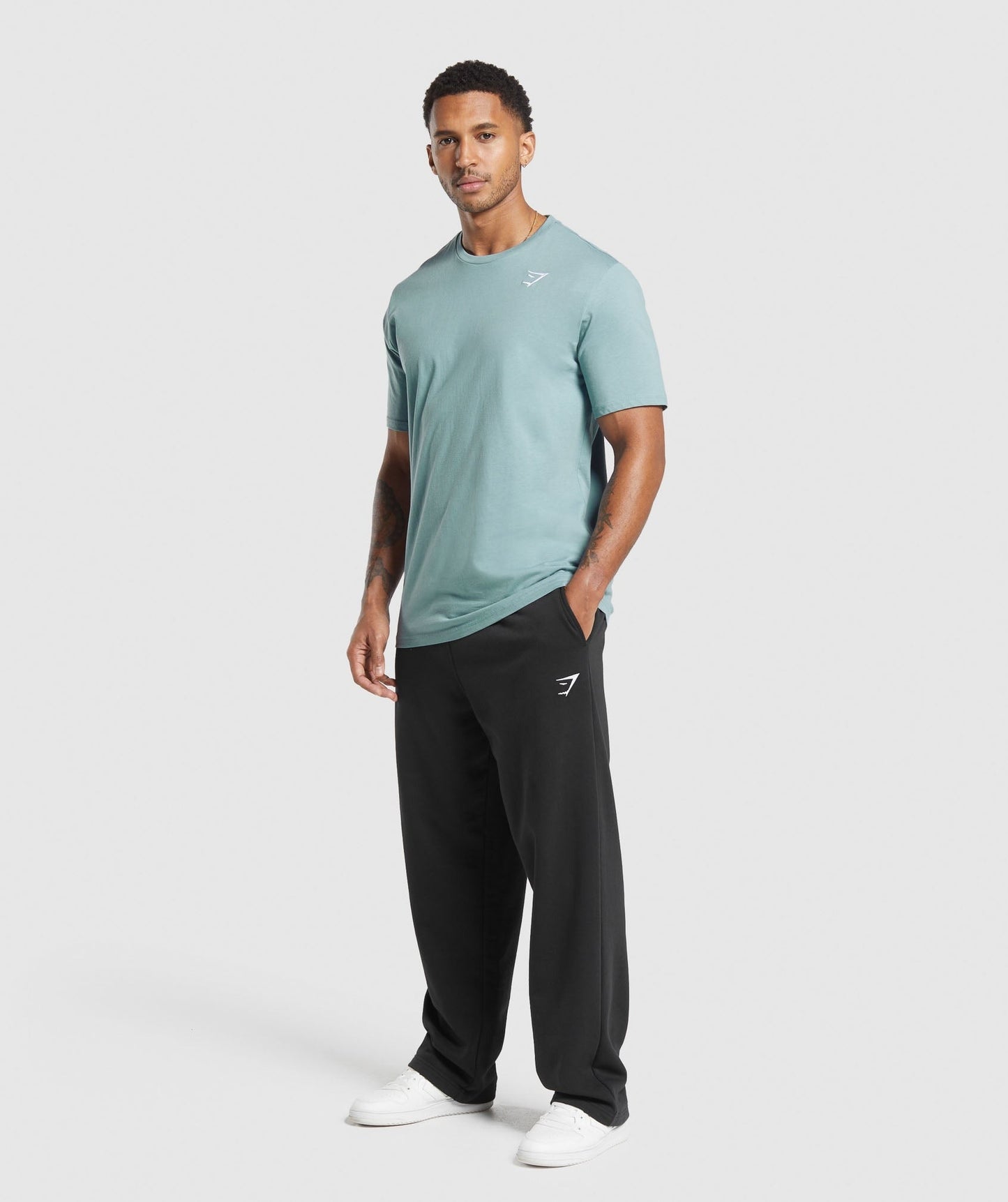 Gymshark Crest T-Shirt - Rest Blue