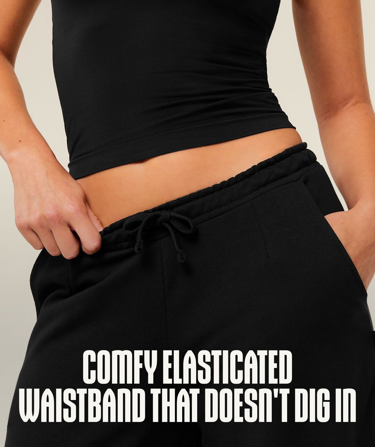 Gymshark Lightweight Wide Leg Pant Tall - Black