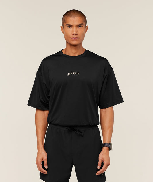 Gymshark Tactical Oversized T-Shirt - Black