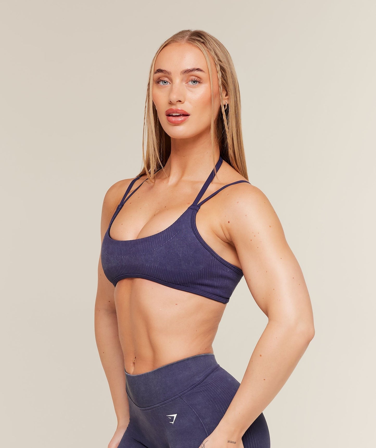 Gymshark x Bratz Light Support Sports Bra - Indigo Purple/Wash