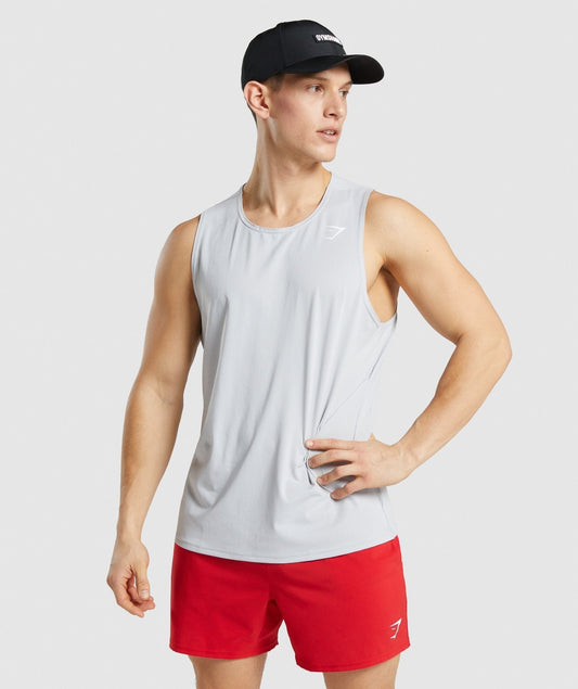 Gymshark Arrival Tank - Light Grey