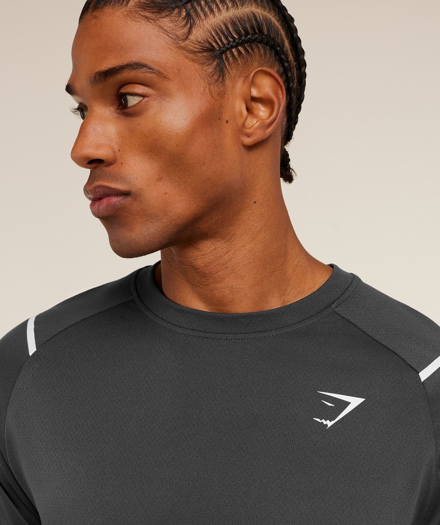 Gymshark Arrival Contrast T-Shirt - Grey/Black