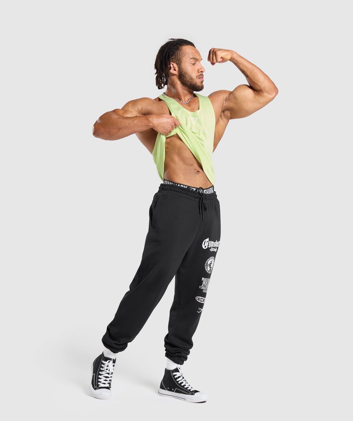 Gymshark React Stringer - Pastel Sage Green
