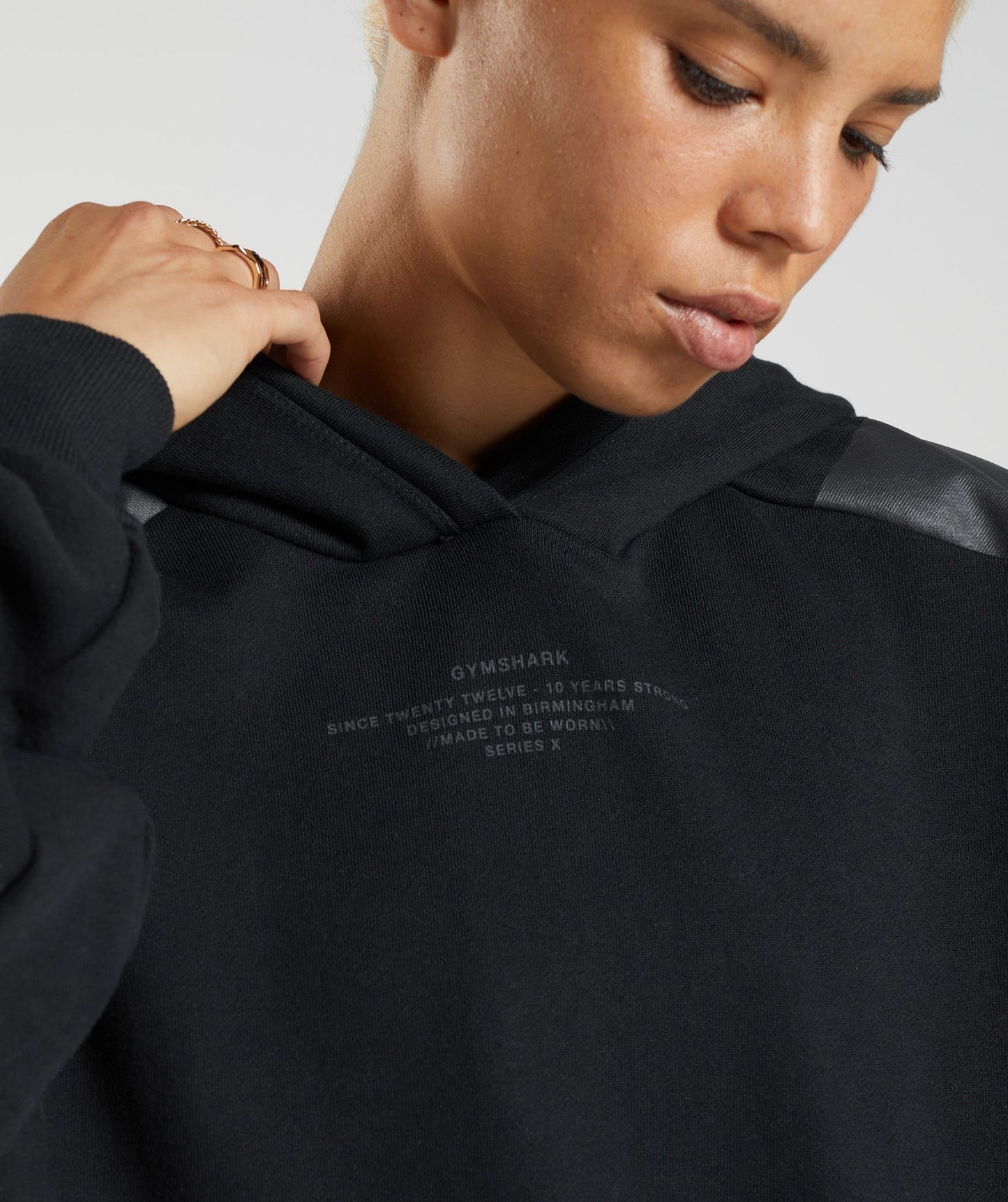 Gymshark GS10 Year Hoodie - Black