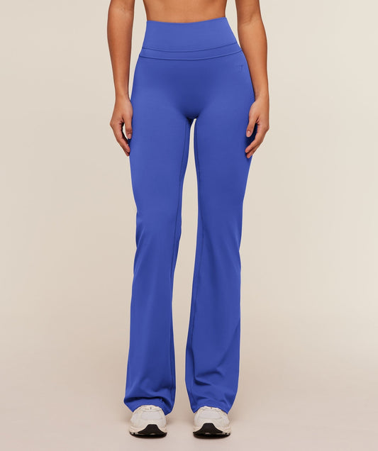 Gymshark Whitney Tall Flared Legging - Force Blue