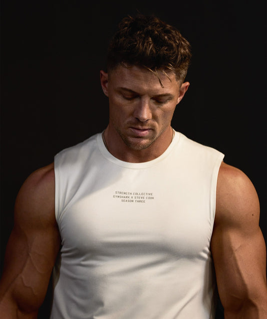Gymshark //Steve Cook Tank - Off White