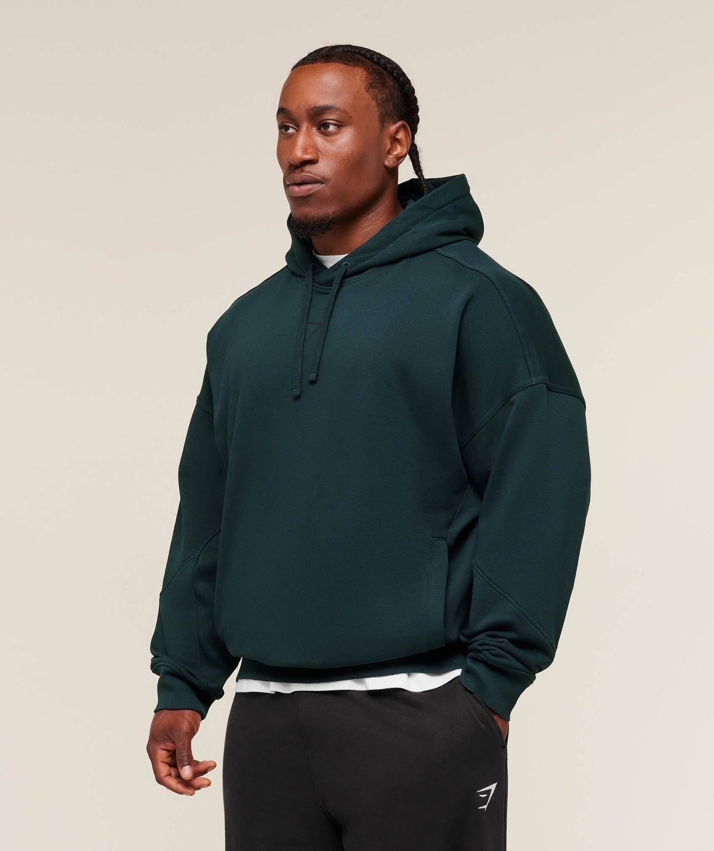 Gymshark Power Oversized Hoodie - Deep Petrol Blue