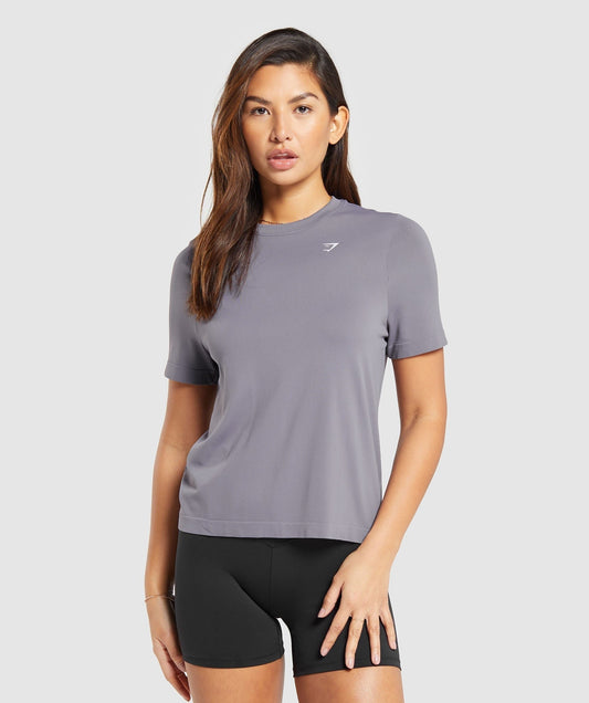 Gymshark Everyday Seamless T-Shirt - Fog Purple