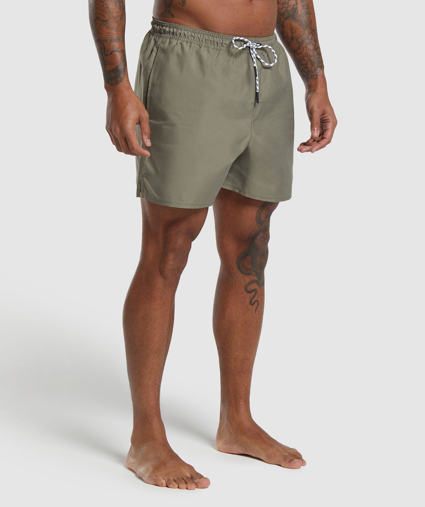 Gymshark 5" Swim Shorts - Utility Green