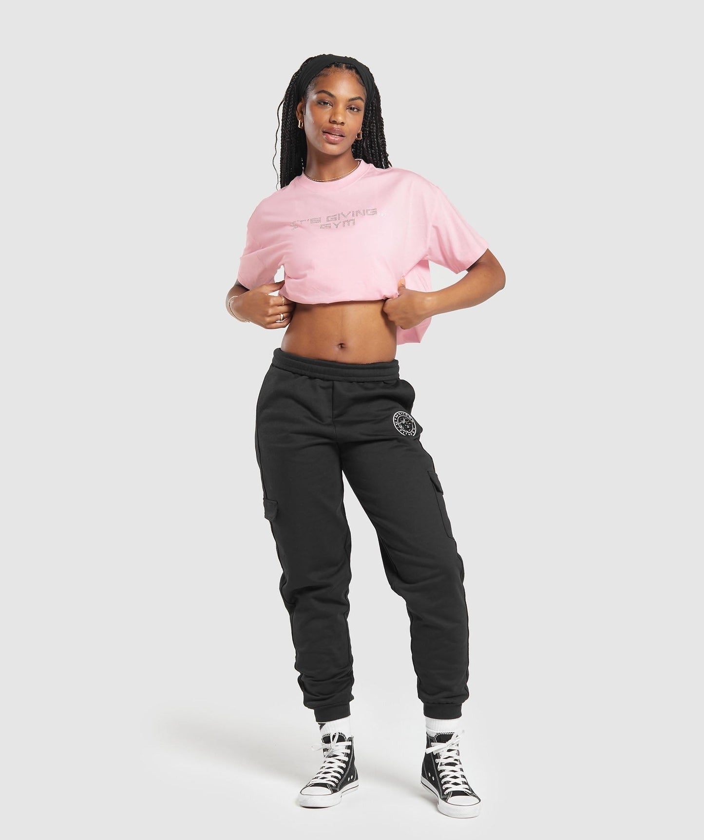 Gymshark Its Giving Gym Oversized T-Shirt - Dolly Pink