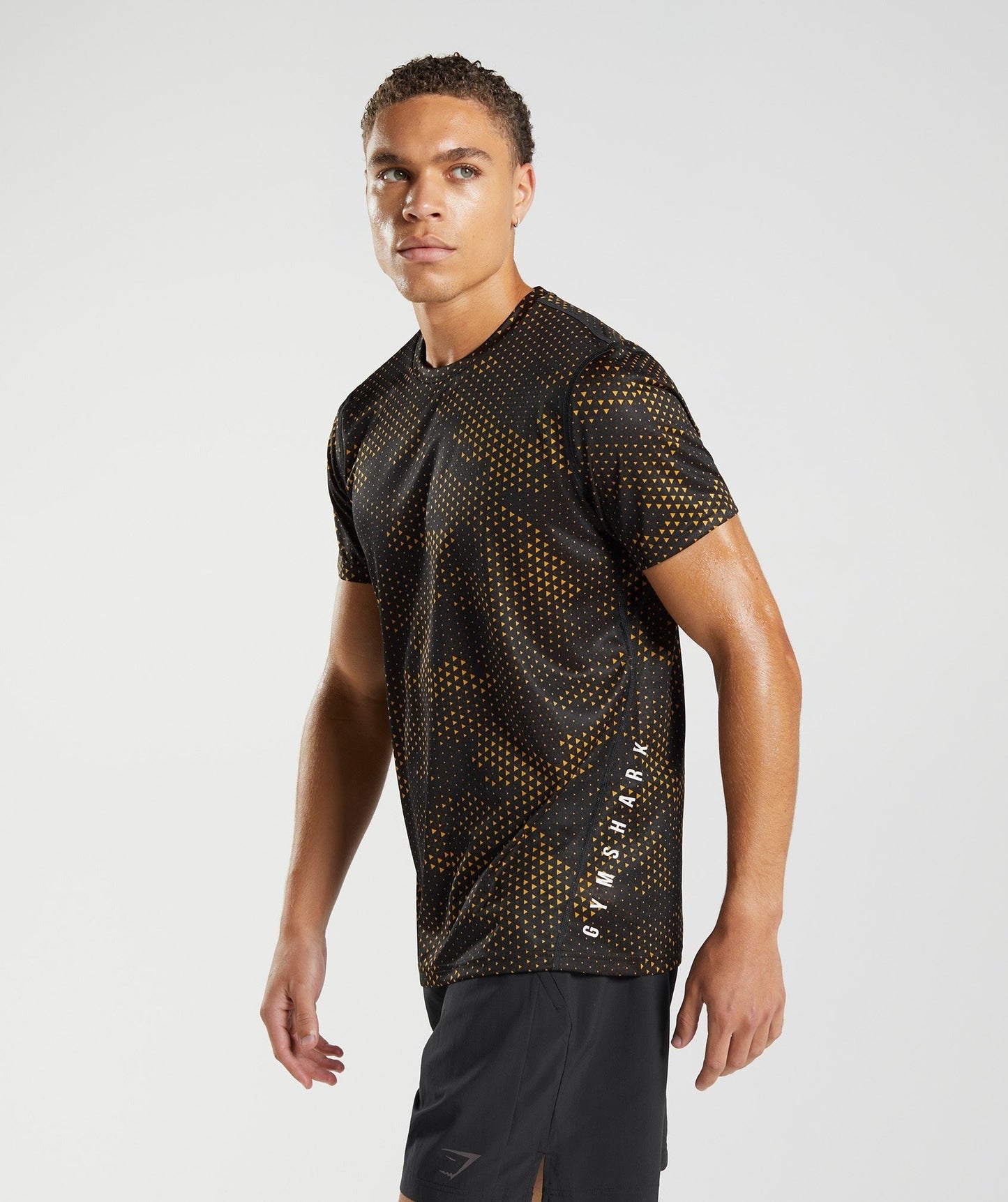 Gymshark Sport T-Shirt - Turmeric Yellow Print