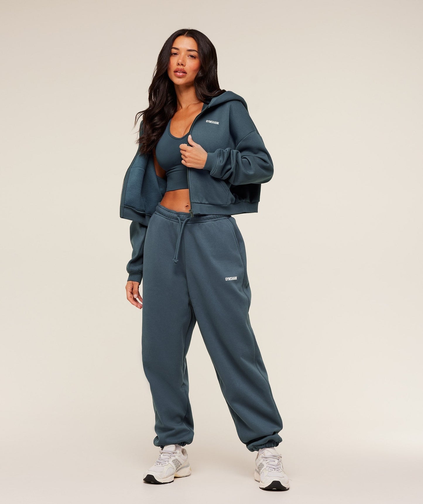 Gymshark Cosy Luxe Cuffed Joggers - GS Stealth Blue