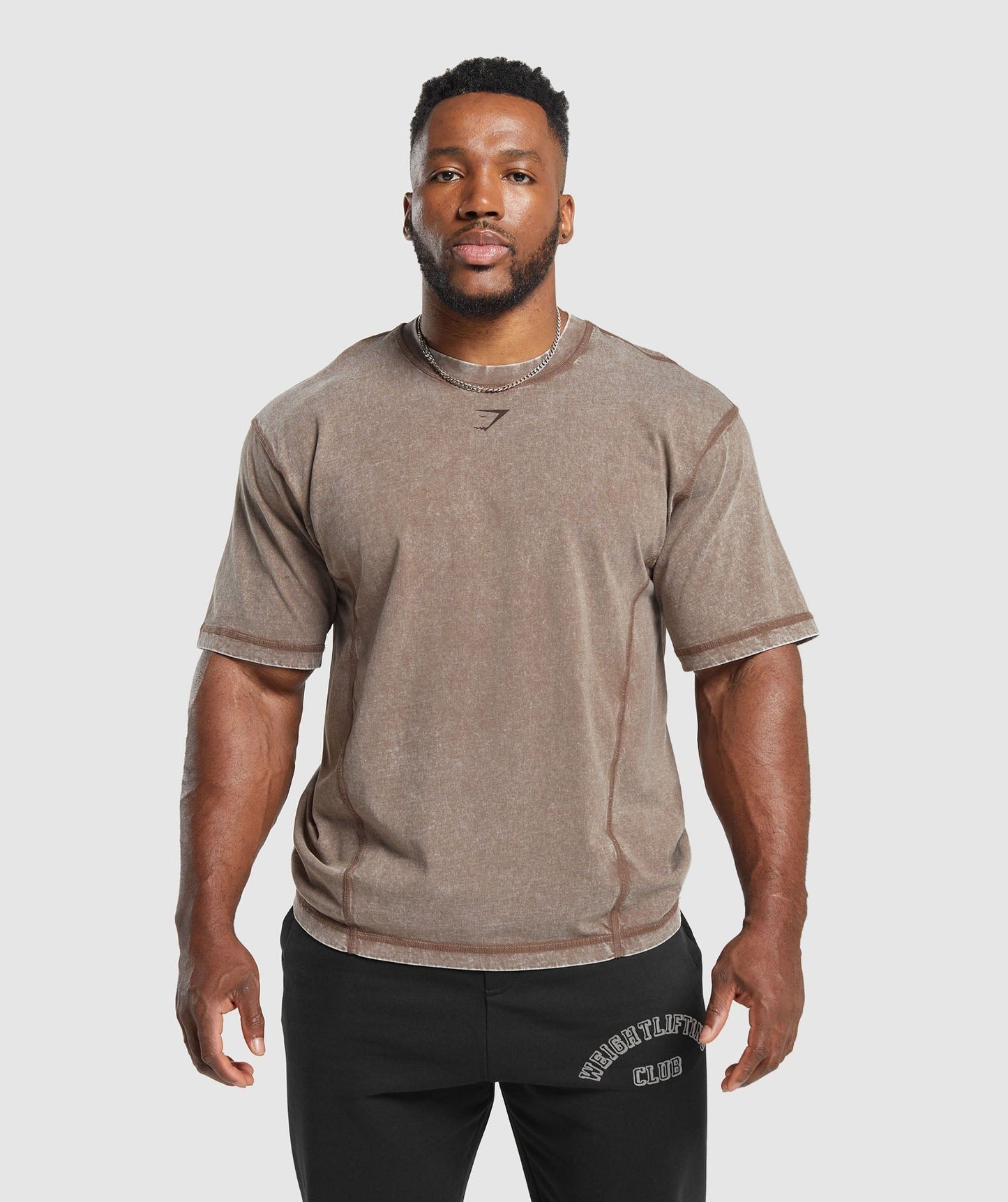 Gymshark Heritage Washed T-Shirt - Penny Brown