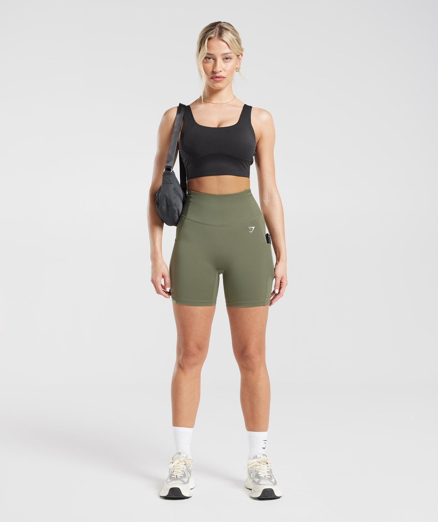 Gymshark Pocket Shorts - Dusty Olive