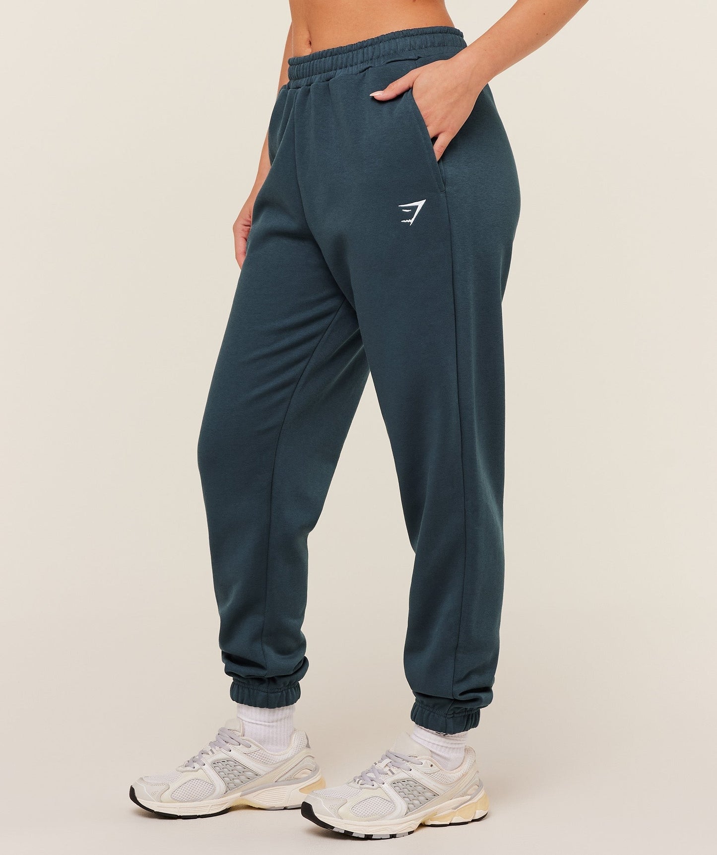 Gymshark Training Regular Fleece Joggers - GS Stealth Blue